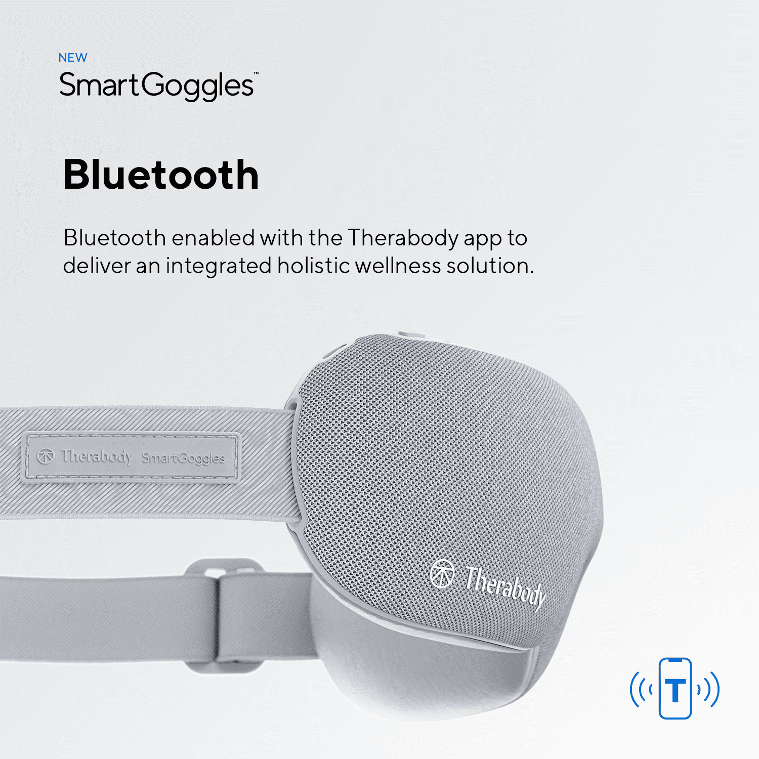 Smartgoggles Bluetooth Heated Massaging Device for Sleep, Focus, and Stress